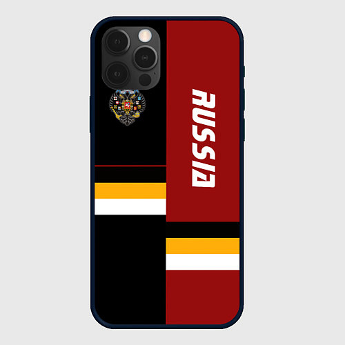 Чехол iPhone 12 Pro Russian Empire / 3D-Черный – фото 1