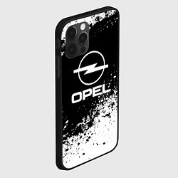 Чехол для iPhone 12 Pro Opel: Black Spray, цвет: 3D-черный — фото 2