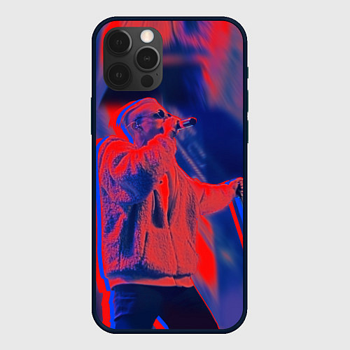 Чехол iPhone 12 Pro T-Fest: Neon Style / 3D-Черный – фото 1