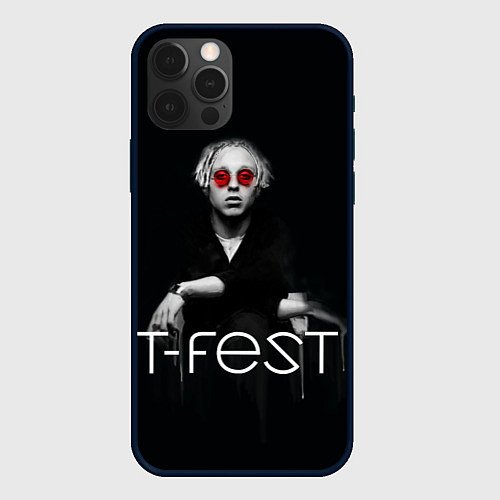 Чехол iPhone 12 Pro T-Fest: Black Style / 3D-Черный – фото 1