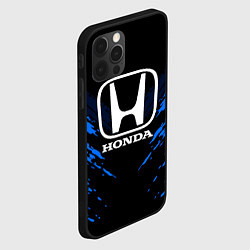 Чехол для iPhone 12 Pro Honda: Blue Anger, цвет: 3D-черный — фото 2