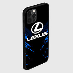 Чехол для iPhone 12 Pro Lexus: Blue Anger, цвет: 3D-черный — фото 2