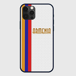 Чехол для iPhone 12 Pro Armenia Line, цвет: 3D-черный