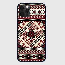 Чехол iPhone 12 Pro Славянский орнамент