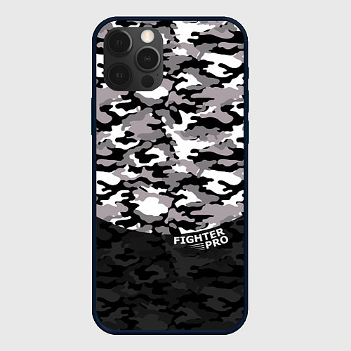 Чехол iPhone 12 Pro Fighter PRO / 3D-Черный – фото 1