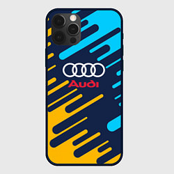 Чехол для iPhone 12 Pro Audi: Colour Sport, цвет: 3D-черный