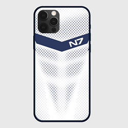 Чехол для iPhone 12 Pro N7: White Armor, цвет: 3D-черный