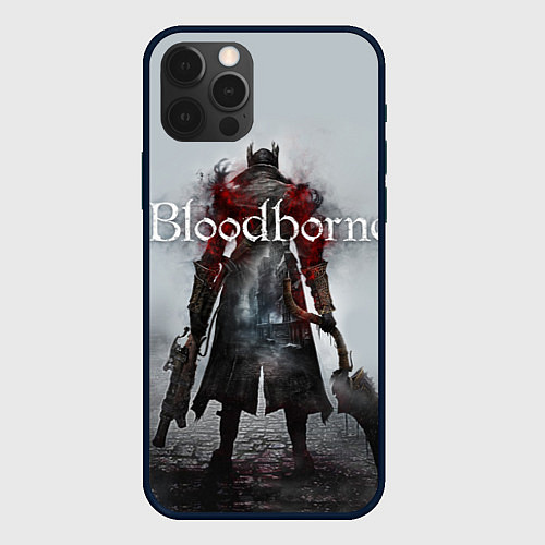 Чехол iPhone 12 Pro Bloodborne: Hell Knight / 3D-Черный – фото 1