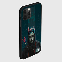 Чехол для iPhone 12 Pro Mr. Robot, цвет: 3D-черный — фото 2