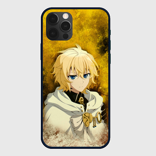 Чехол iPhone 12 Pro Mikaela Hyakuya / 3D-Черный – фото 1