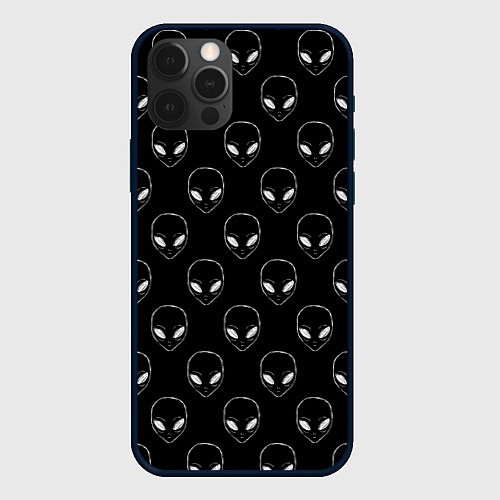 Чехол iPhone 12 Pro Watch Aliens / 3D-Черный – фото 1