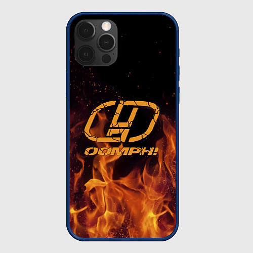 Чехол iPhone 12 Pro OOMPH! / 3D-Тёмно-синий – фото 1