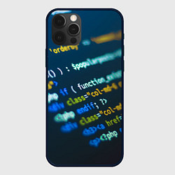 Чехол для iPhone 12 Pro Programming Collection, цвет: 3D-черный