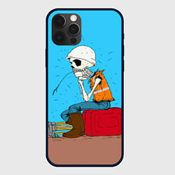 Чехол iPhone 12 Pro Скелет-геодезист