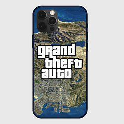 Чехол для iPhone 12 Pro GTA, цвет: 3D-черный