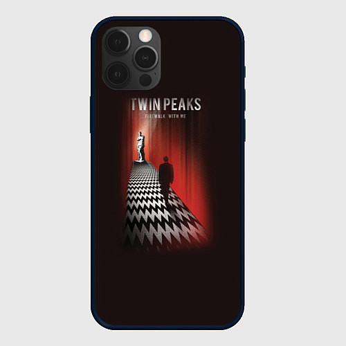 Чехол iPhone 12 Pro Twin Peaks: Firewalk with me / 3D-Черный – фото 1