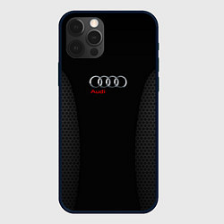 Чехол iPhone 12 Pro Audi Carbon