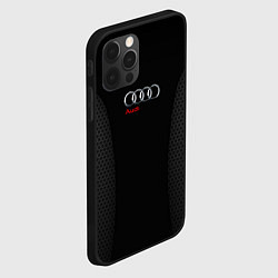Чехол для iPhone 12 Pro Audi Carbon, цвет: 3D-черный — фото 2