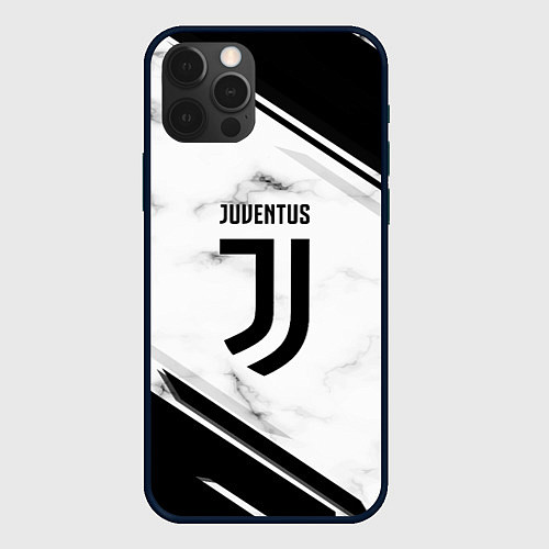 Чехол iPhone 12 Pro Juventus / 3D-Черный – фото 1