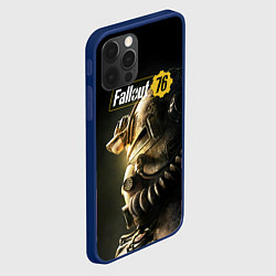 Чехол для iPhone 12 Pro FALLOUT 76, цвет: 3D-тёмно-синий — фото 2
