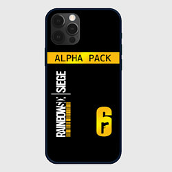Чехол для iPhone 12 Pro Rainbow Six Siege: Alpha Pack, цвет: 3D-черный