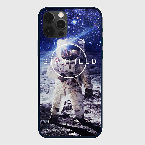 Чехол iPhone 12 Pro Starfield / 3D-Черный – фото 1