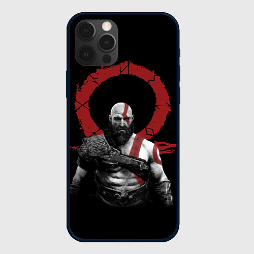 Чехол iPhone 12 Pro God of War IV / 3D-Черный – фото 1