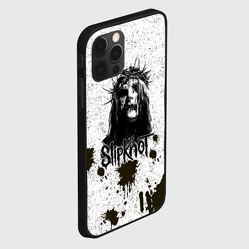 Чехол iPhone 12 Pro Slipknot Demon / 3D-Черный – фото 2