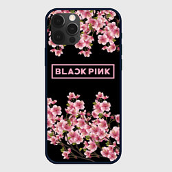 Чехол iPhone 12 Pro Black Pink: Delicate Sakura