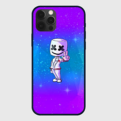 Чехол для iPhone 12 Pro Marshmello: Spaceman, цвет: 3D-черный