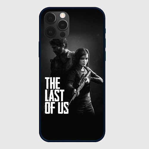 Чехол iPhone 12 Pro The Last of Us: Black Style / 3D-Черный – фото 1