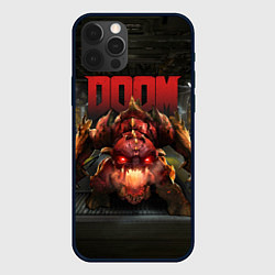 Чехол iPhone 12 Pro DOOM: Pinky Monster
