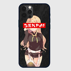 Чехол для iPhone 12 Pro Senpai Baby, цвет: 3D-черный