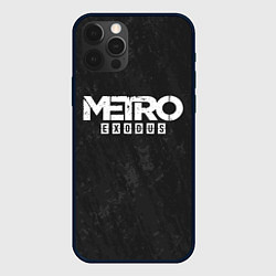 Чехол для iPhone 12 Pro Metro Exodus: Space Grey, цвет: 3D-черный