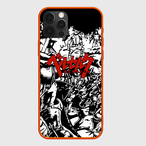 Чехол iPhone 12 Pro Berserk Stories / 3D-Красный – фото 1