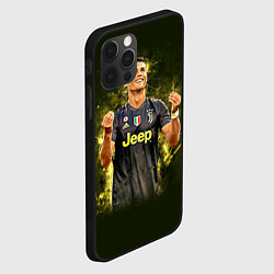 Чехол для iPhone 12 Pro Ronaldo: Juve Sport, цвет: 3D-черный — фото 2