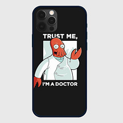 Чехол для iPhone 12 Pro Zoidberg: Trust Me, цвет: 3D-черный