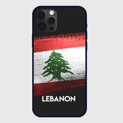 Чехол iPhone 12 Pro Lebanon Style / 3D-Черный – фото 1