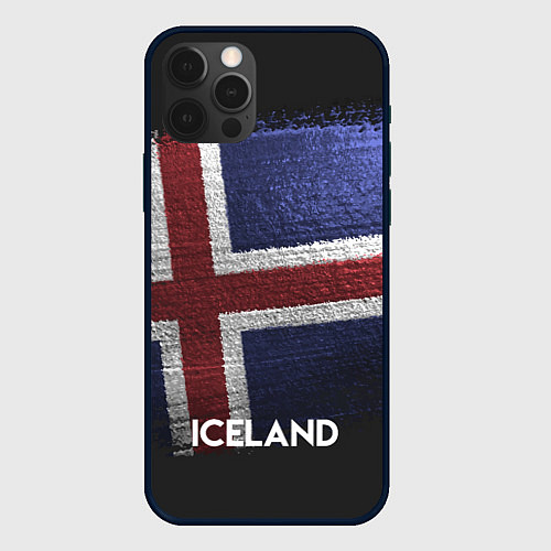 Чехол iPhone 12 Pro Iceland Style / 3D-Черный – фото 1