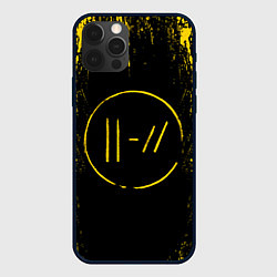 Чехол для iPhone 12 Pro 21 Pilots: Yellow & Black, цвет: 3D-черный