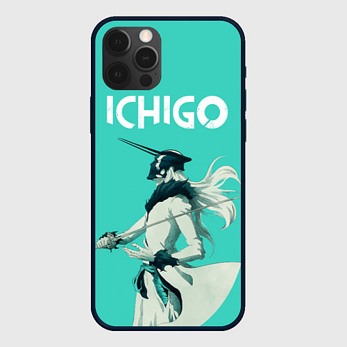 Чехол iPhone 12 Pro Куросаки Ичиго / 3D-Черный – фото 1