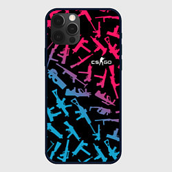 Чехол iPhone 12 Pro CS:GO Neon Weapons