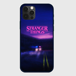 Чехол iPhone 12 Pro Stranger Things: Neon Road