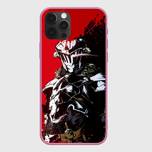 Чехол iPhone 12 Pro Goblin Slayer / 3D-Малиновый – фото 1