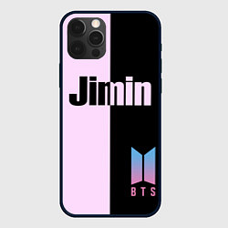 Чехол для iPhone 12 Pro BTS Jimin, цвет: 3D-черный