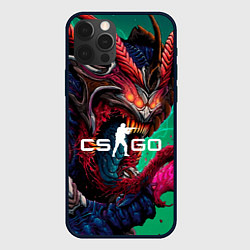 Чехол для iPhone 12 Pro CS GO hyper beast skin, цвет: 3D-черный