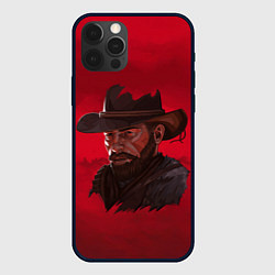 Чехол для iPhone 12 Pro Red Dead Redemption, цвет: 3D-черный