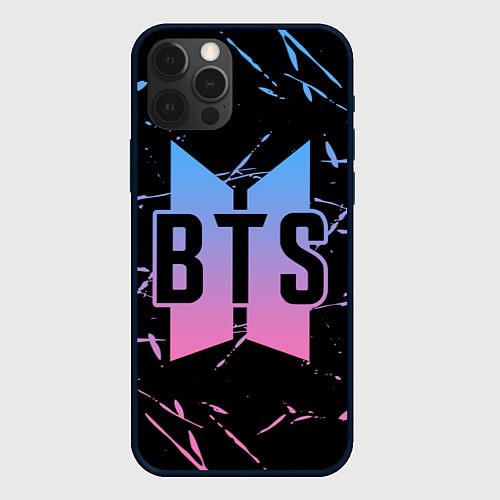 Чехол iPhone 12 Pro BTS: Love Yourself / 3D-Черный – фото 1