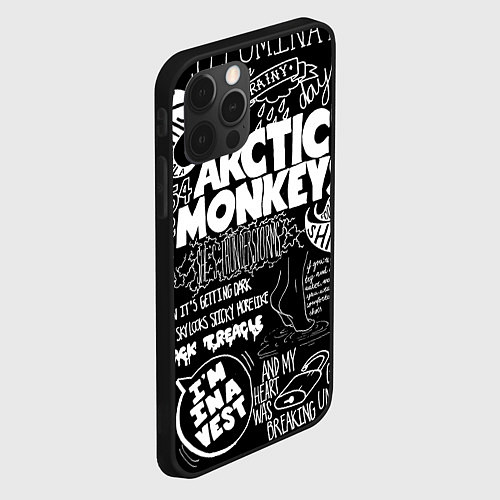 Чехол iPhone 12 Pro Arctic Monkeys: I'm in a Vest / 3D-Черный – фото 2