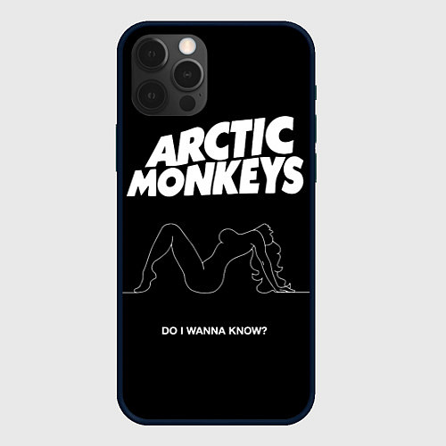 Чехол iPhone 12 Pro Arctic Monkeys: Do i wanna know? / 3D-Черный – фото 1